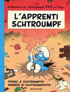 Couverture de l'album L'apprenti Schtroumpf/Le piège à Schtroumpfs/Roméos et Schtroumpfette