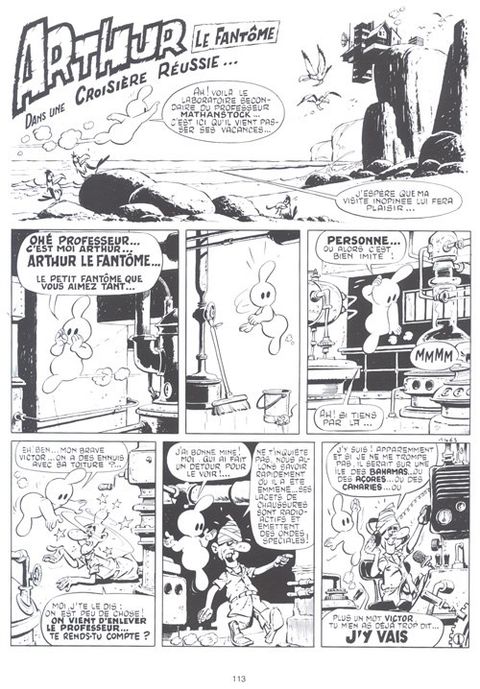 Aperçu de l'album Chefs d'Œuvre de la Bd Populaire tome 5 - Arthur le Fantôme