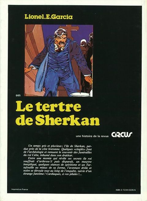 Aperçu de l'album Collection BD Noire (Glénat) - Le tertre de Sherkan