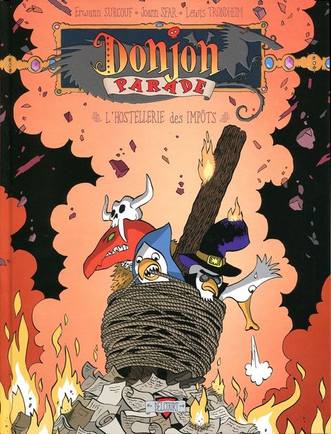 Couverture de l'album Donjon Parade tome 8 - L'Hostellerie des impôts