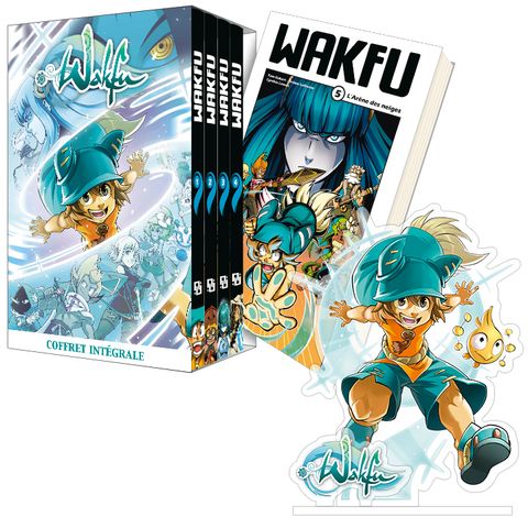 Couverture de l'album Wakfu Manga - Fourreau WAKFU Manga T01 à T05 : La Quête des Dofus Eliatropes