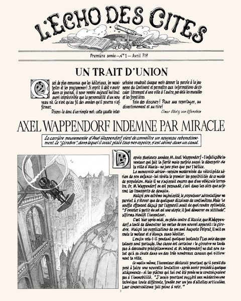 Aperçu de l'album Les Cités Obscures - Hors série tome 1993 - L'Echo des Cités