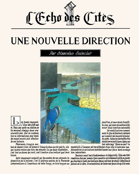 Aperçu de l'album Les Cités Obscures - Hors série tome 1993 - L'Echo des Cités