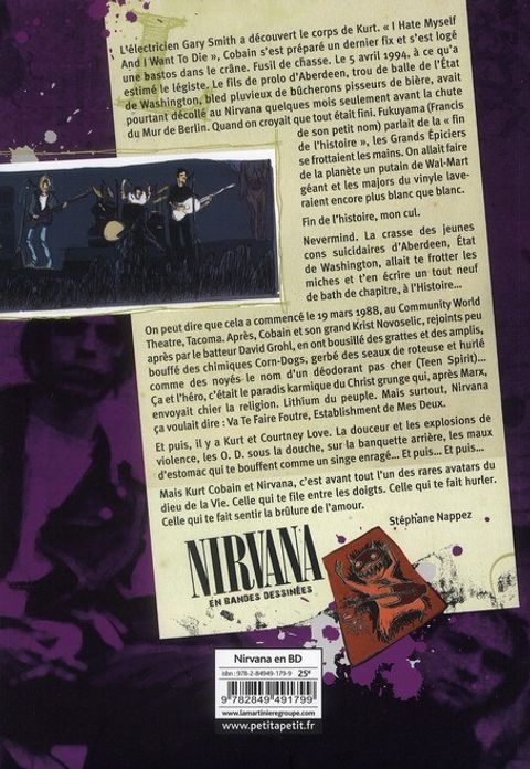 Aperçu de l'album Nirvana en Bandes Dessinées