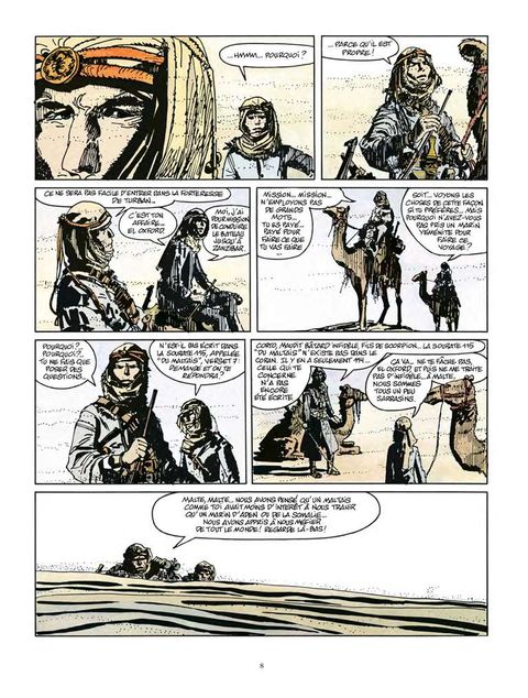 Aperçu de l'album Corto Maltese - couleur (2015) tome 5 - Les Ethiopiques