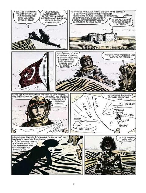 Aperçu de l'album Corto Maltese - couleur (2015) tome 5 - Les Ethiopiques