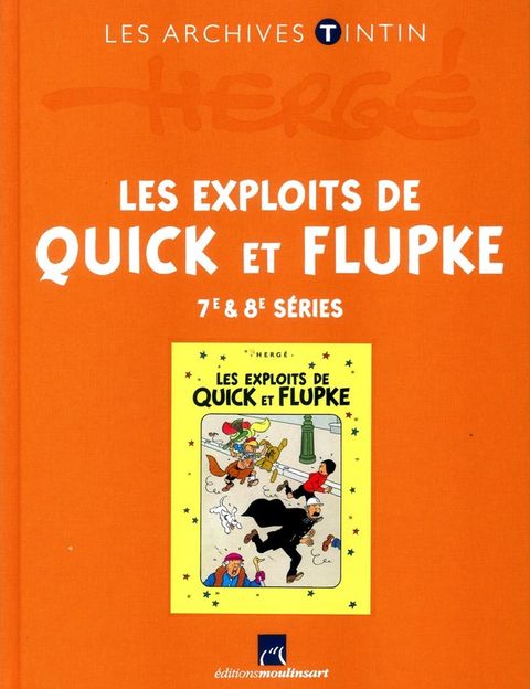 Couverture de l'album Les exploits de Quick et Flupke - 7e & 8e séries