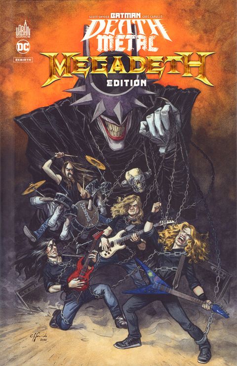Couverture de l'album Batman death métal megadeth édition