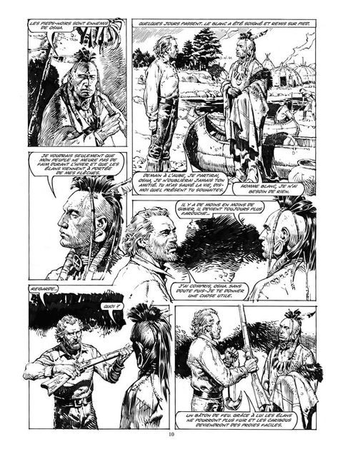 Aperçu de l'album Serpieri - L'Ouest Americain tome 2013 - Chaman
