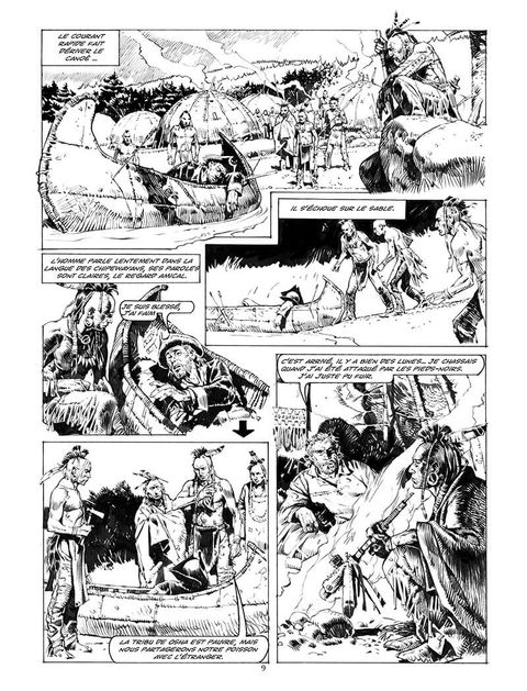 Aperçu de l'album Serpieri - L'Ouest Americain tome 2013 - Chaman