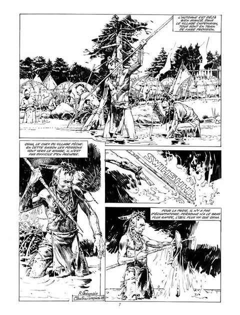 Aperçu de l'album Serpieri - L'Ouest Americain tome 2013 - Chaman