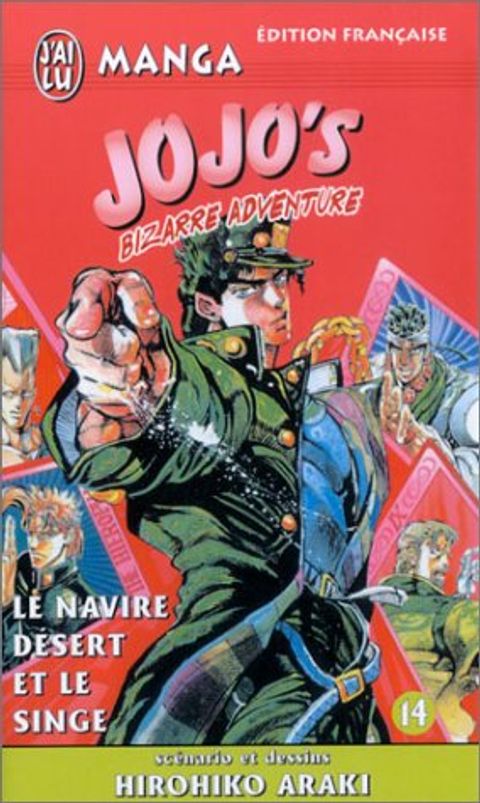 Couverture de l'album Jojo's Bizarre Adventure, Tome 14 : le Navire Désert et le Singe