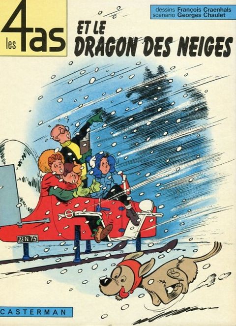Couverture de l'album Les 4as et le Dragon des Neiges