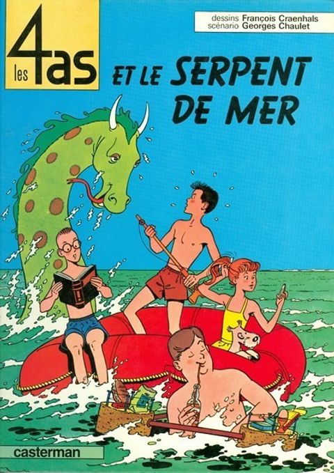 Couverture de l'album Les 4as et le Serpent de Mer