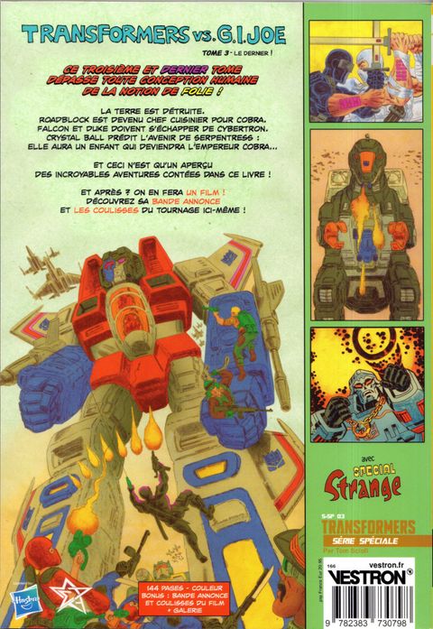 Aperçu de l'album Transformers vs. G.I.Joe tome 3