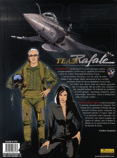 Aperçu de l'album Team Rafale tome 1 - Présentation Alpha