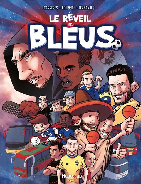 Couverture de l'album Le Réveil des Bleus Bd Euro 2016