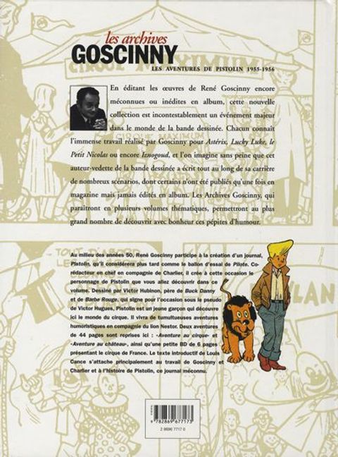 Aperçu de l'album Goscinny (Les Archives) tome 2 - Les Aventures de Pistolin 1655-1956