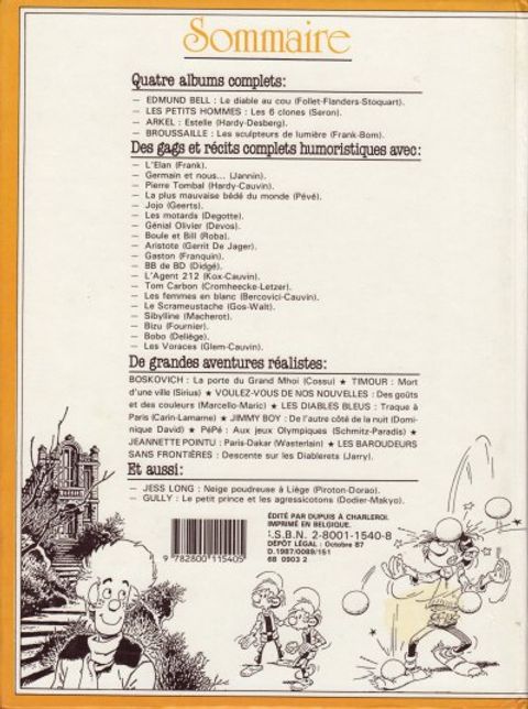 Aperçu de l'album Le Journal de Spirou (Albums) tome 187