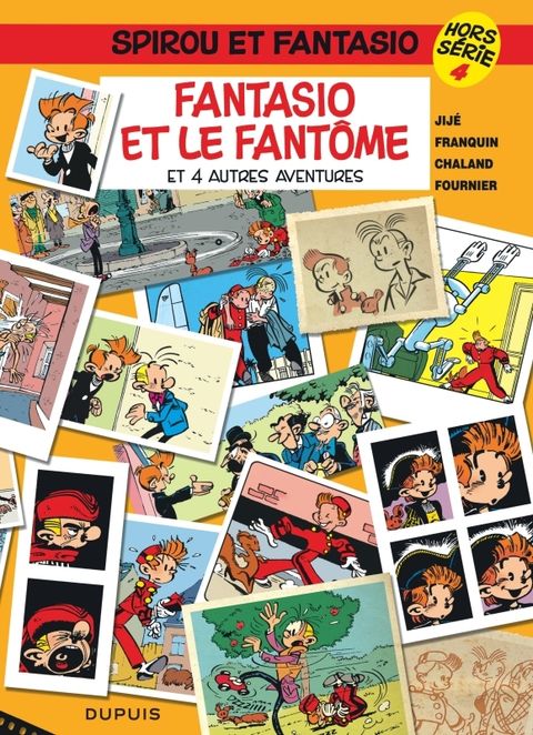 Couverture de l'album Fantasio et le fantôme (et 4 autres aventures)