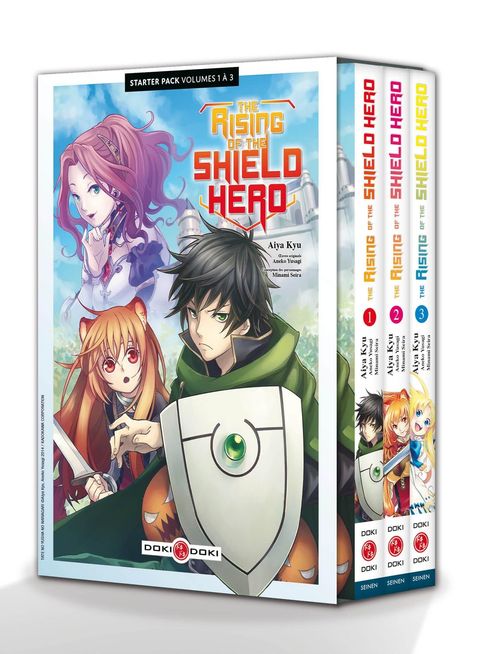 Couverture de l'album The Rising of the Shield Hero - Starter pack vol. 01-03