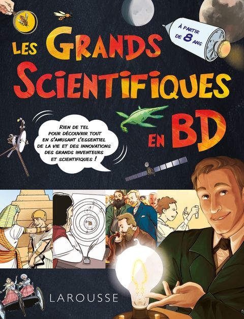 Couverture de l'album Les grands scientifiques en bd