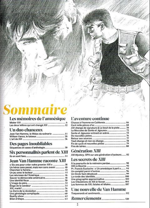 Aperçu de l'album XIII (HS et monographies) tome 2015 - XIII Dans les coulisses d´une œuvre mythique.