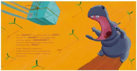 Aperçu de l'album Mamie Poule raconte tome 4 - L'hippopotame qui avait le hoquet