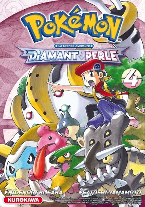 Couverture de l'album Pokémon - La Grande Aventure - Diamant Perle et Platine