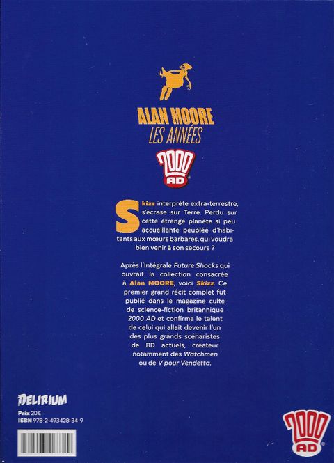 Aperçu de l'album Skizz en terre étrangère (2000 AD) - Skizz en terre étrangère