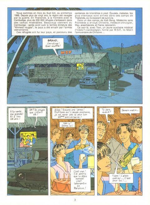 Aperçu de l'album Médecins sans Frontières tome 2 - Mission en Thaïlande