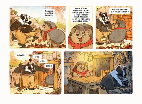 Aperçu de l'album Sous les Arbres tome 1 - L'Automne de M. Grumpf