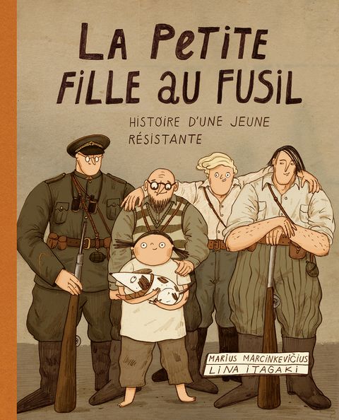 Couverture de l'album La Petite fille au fusil - L'Histoire d'une jeune résistante