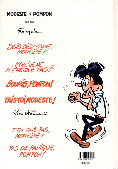 Aperçu de l'album Modeste et Pompon (Himalaya) tome 6 - Pas de panique, Pompon ! (R6)