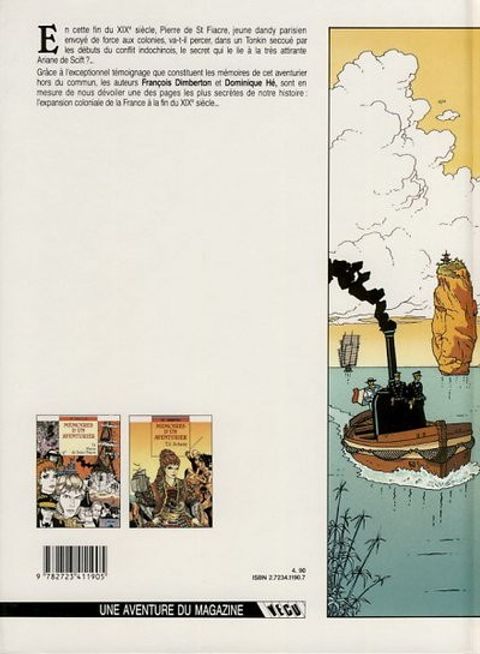 Aperçu de l'album Mémoires d'un Aventurier tome 2 - Ariane