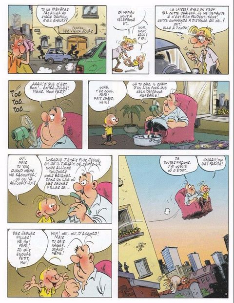 Aperçu de l'album Petit Jules et Pépé Jules (Les aventures de) tome 2 - La boule à zéro