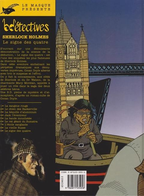 Aperçu de l'album Le Masque présente Sherlock Holmes tome 9 - Le signe de 4