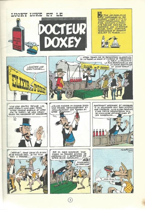 Aperçu de l'album Lucky Luke (Dupuis) tome 7 - L'Elixir du Docteur Doxey