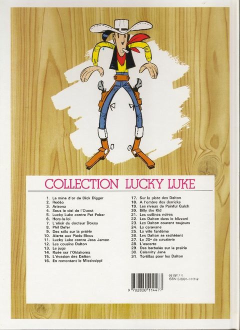 Aperçu de l'album Lucky Luke (Dupuis) tome 7 - L'Elixir du Docteur Doxey