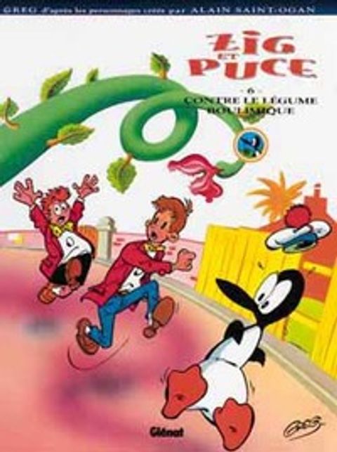 Couverture de l'album Zig et Puce Contre le Legume Boulimique