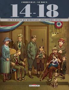 Couverture du premier album de la série 14-18 (Corbeyran/Le Roux)