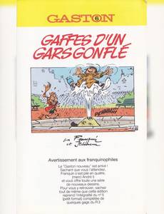 Aperçu 3 de l'album Gaston (poche) tome 6 - Gaffes d'un gars gonflé