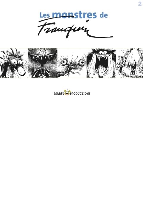 Couverture de l'album Les monstres de Franquin (2)