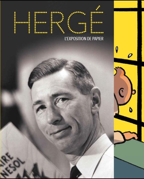 Couverture de l'album Hergé - l'Exposition de Papier