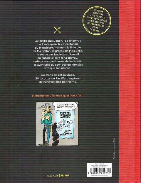 Aperçu de l'album Lucky Luke (Monographies) - Lucky Luke : Recettes pour Bien Nourrir son Cow-Boy