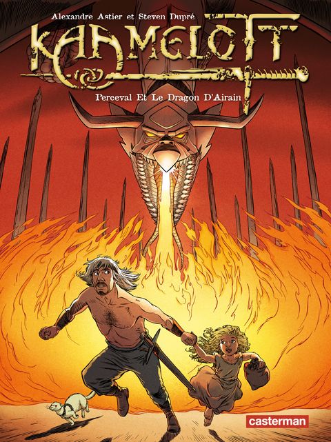 Couverture de l'album Perceval et le Dragon d'Airain