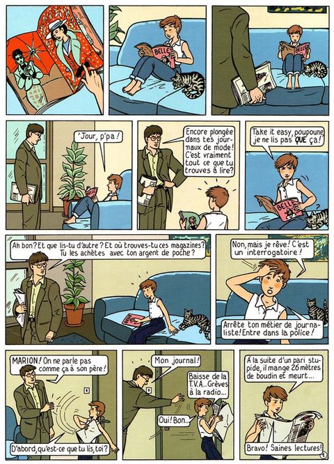 Aperçu de l'album Marion Duval tome 9 - Pleins Feux sur le Smilodon