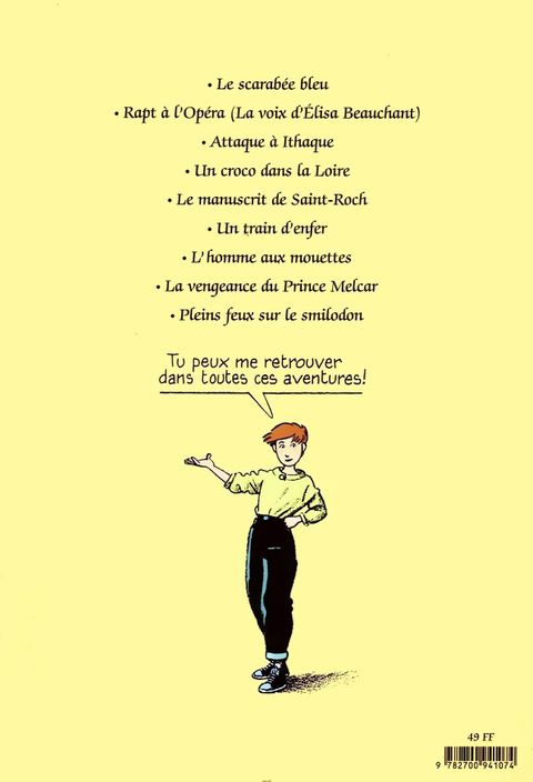 Aperçu de l'album Marion Duval tome 9 - Pleins Feux sur le Smilodon