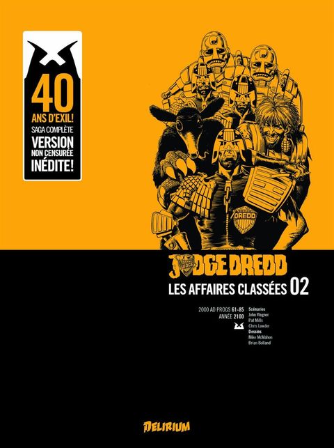 Couverture de l'album Judge Dredd, les Affaires Classées