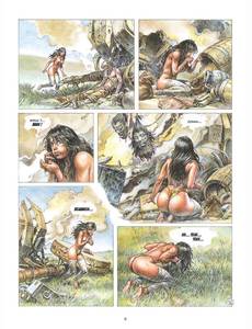 Aperçu 9 de l'album Druuna tome 5 - Celle qui Vient du Vent